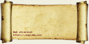 Mina Stranjaković vizit kartica